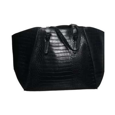 Zara Basic Collection, Handtasche, Damen, Polyester/Polyurethan, Schwarz #YWg