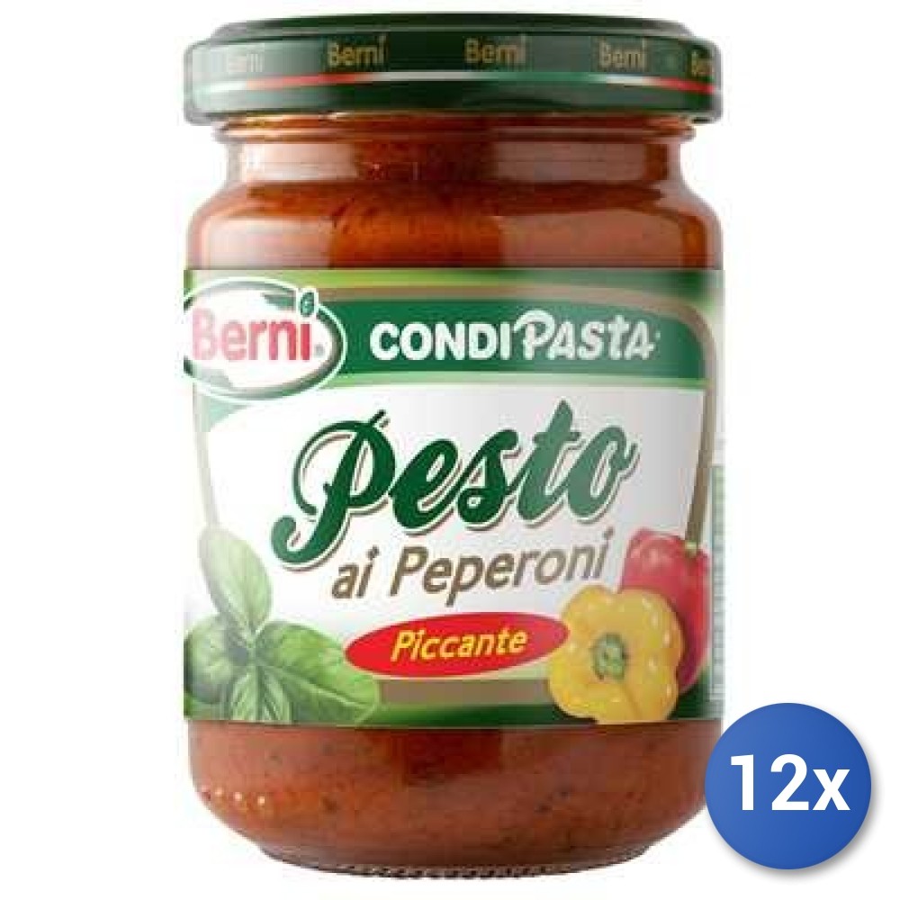 12X Multipack Pesto Berni Gr 135 Spicy Peppers