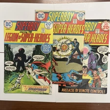 Superboy #200, 201, 203. Mid Grade. DC 1974. C Pix, Notes. Combine shipping.