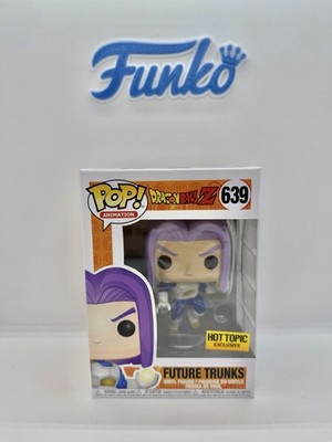 Box Funko Pop Dragon Ball Future Trunks 639 Hot Topic Exclusive  