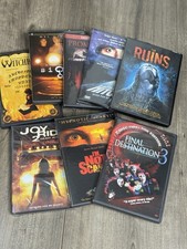 Lot of 8 Vintage Horror Films DVDs  2 Still Sealed 