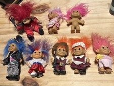 VTG LOT OF TROLL FIGURES 5 Inch Toy Collectibles
