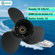 10 1/4x12 Boat Propeller For Suzuki Outboard ...
