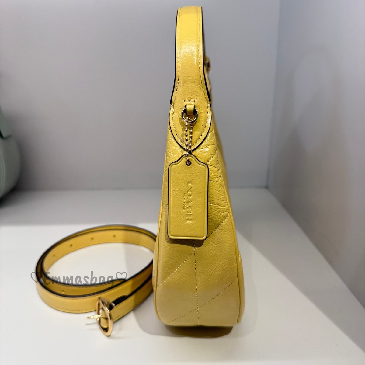 COACH キルト イーディエキゾチックレザー Reloved Edie Shoulder Bag | Bags | Coach | COACH®