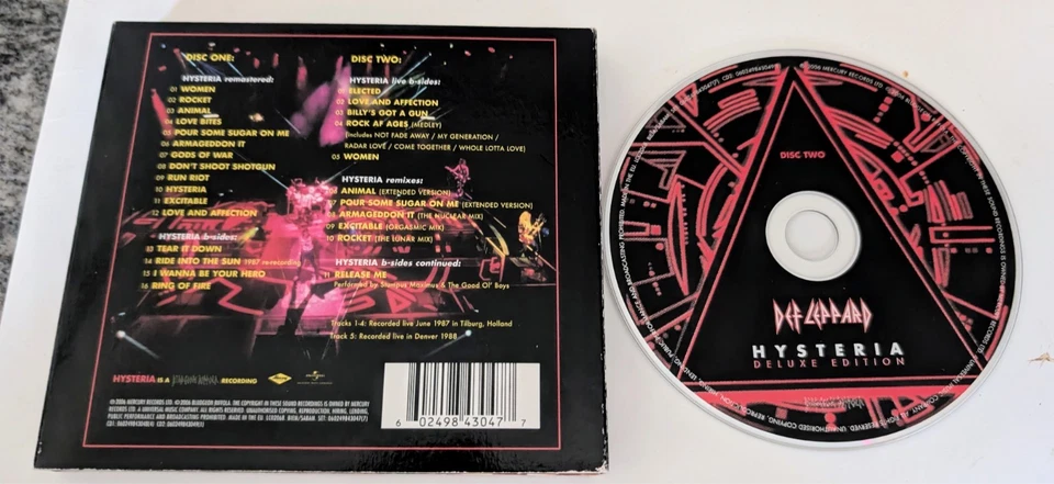 DEF LEPPARD hysteria DoCD 2006 Deluxe Edition - Bild 2 von 3