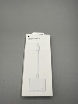 Genuine Sealed New Apple Lightning Digital AV Adapter MW2P3AM/A A1438 HDMI White