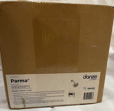 Danze D512558TC Parma Pressure Balance Shower Faucet Trim Kit Chrome
