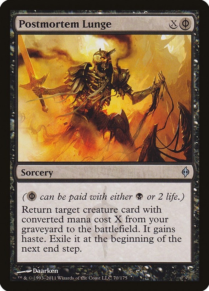 Postmortem Lunge Normal [NPH - 70] LP MagicNew Phyrexia