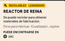 Arc raider item queen reactor