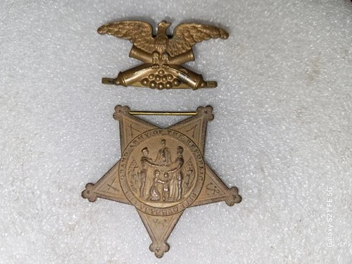 Grand Army of the Republic Veteran Medal Parts Lot 2