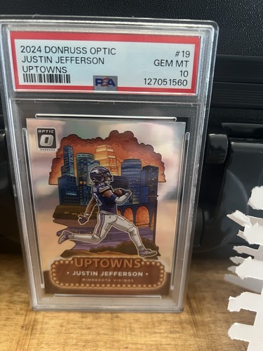 2024 Panini Donruss Optic - Uptowns Justin Jefferson PSA 10🔥