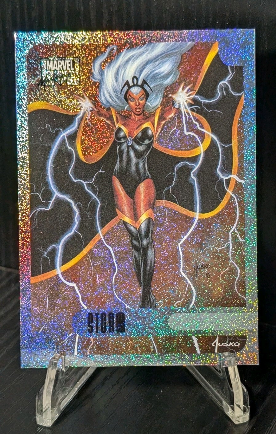 2016 Upper Deck Marvel Masterpieces Holofoil Storm #7 SP Artist: Jusko