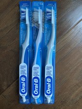 Oral-B Cross-Action Toothbrush, Bristles Compact Head PRO, Soft - 3 Pack