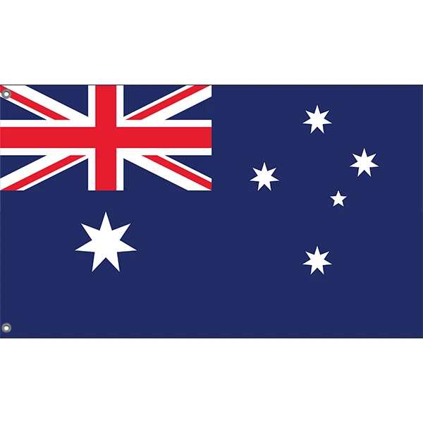 Bandera de Australia, diseño único, tamaño 3x5 pies / 90x150 cm, hecha en la UE Foto 3 de 4