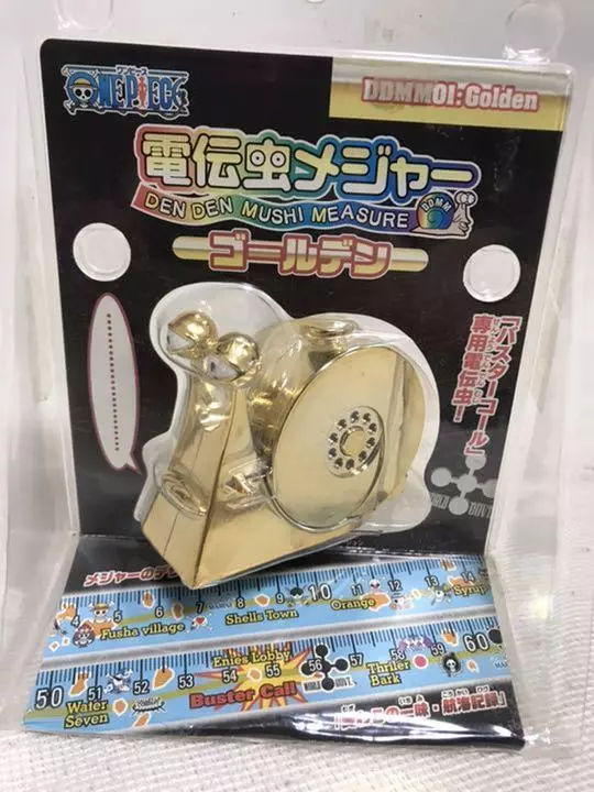 One Piece Den Den Mushi Golden Measure Figure Buster call ENSKY