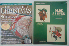 Olde Santas Cross stitch pattern and 2001 Better Homes and Garden Christmas mag
