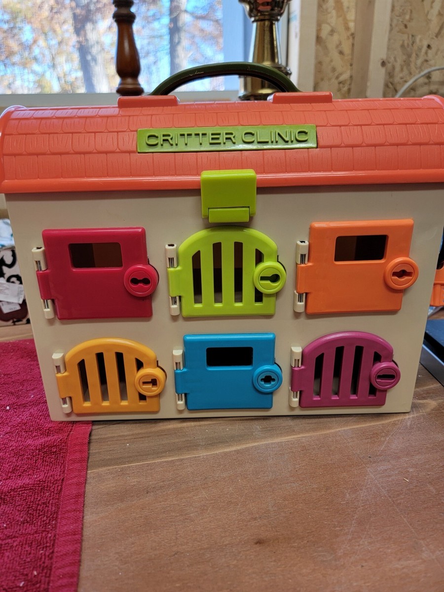 Battat B Toys Critter Clinic Portable Vet Clinic Complete
