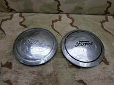 1940s 50s Ford Wheel Center Cap Poverty Dog Dish Vintage Script Fomoco Oem 10