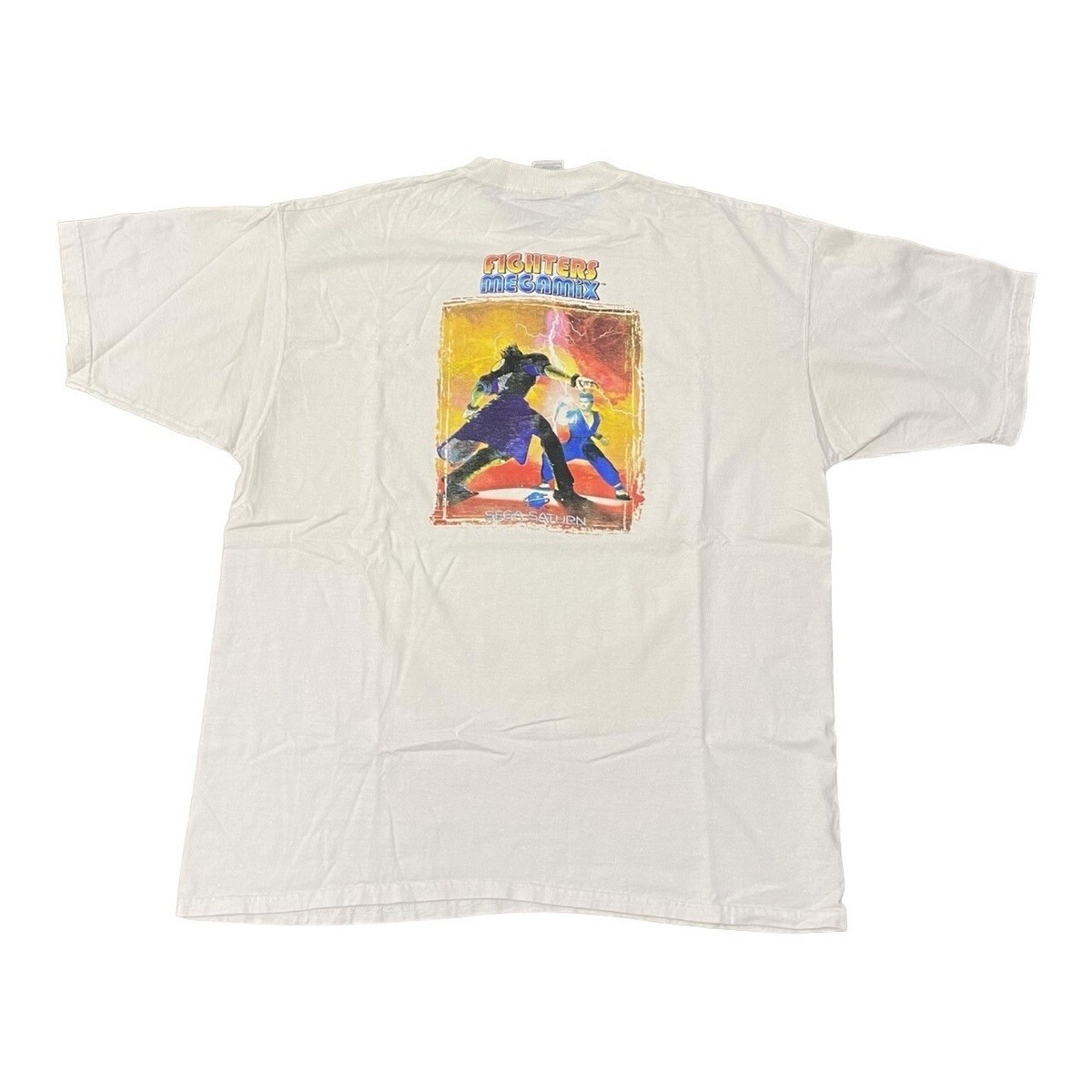 Vintage Fighters Megamix Sega Saturn Video Game Promo T Shirt Tee