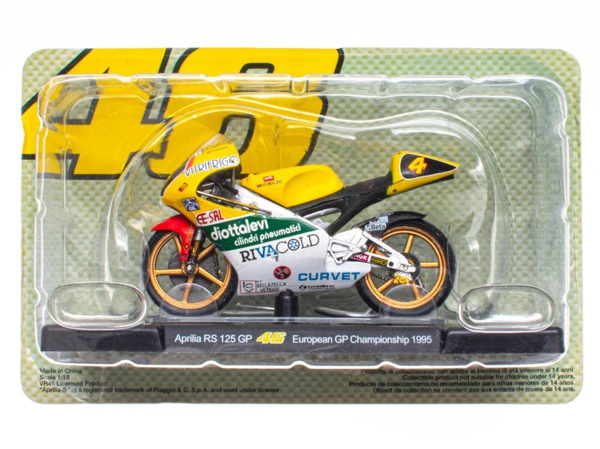 Aprilia RS 125 GP European GP 1995 Valentino Rossi 46 MotoGP 1 18