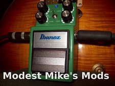 Modified Ibanez TS9DX from Modest Mikes Mods!