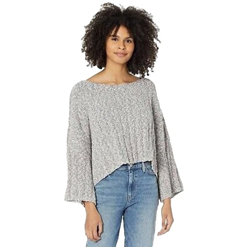 Free People Cotton Solid Sweaters for Women