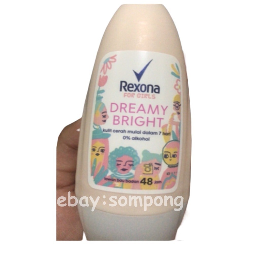 Rexona Roll On Deodorant Dreamy Bright Antiperspirant 48 Hr For