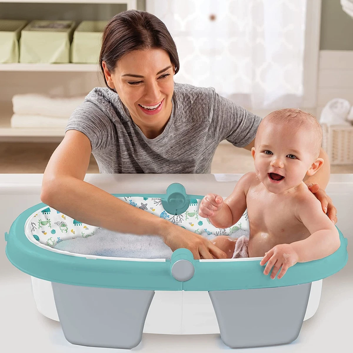 Summer Infant Foldaway Baby Bath Under The Sea Nepal Ubuy, 45 OFF