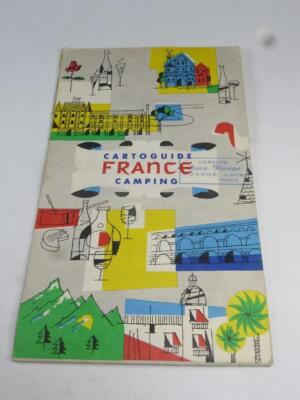 Oldtimer Automobilia Shell Benzin Campingführer Frankreich 1961 französische Sprache