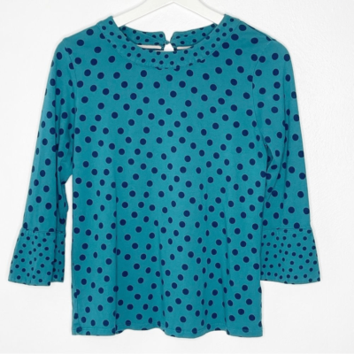 Boden Althea Drake Dotty Spot 3/4 sleeve jersey blouse - US size 4 | eBay Boden Althea Drake Dotty Spot 3/4 sleeve jersey blouse - US size 4 | eBay