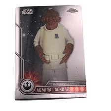 2023 Topps Chrome Star Wars ADMIRAL ACKBAR Card 47 Rebel Alliance
