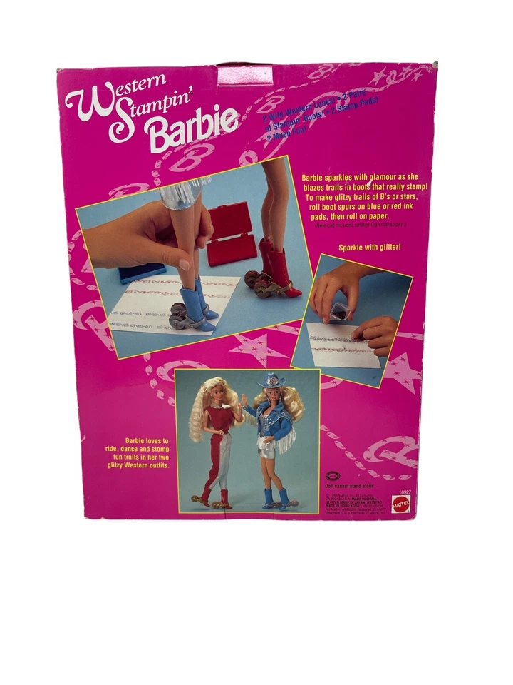 Роскошный игровой набор кукол Barbie Western Stampin' РЕДКАЯ кукла 1993 Mattel 10927 - Изображение 3 из 4