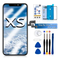 For iPhone XS LCD Display Screen Replacement Touch Digitizer Frame Assembly Lot