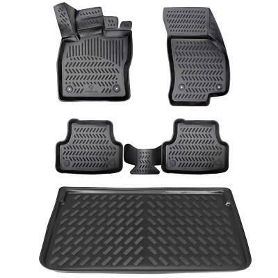 3D Gummimatten & Kofferraumwanne Set für AUDI A5 (F5A) 2016-7/2024 Sportback