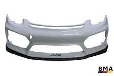 Damaged Porsche 981 Cayman Gt4 Front Bumper Cover Skin 2016 Oem