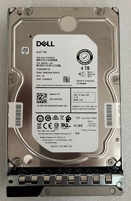 FCHXF DELL 4TB 7.2K SAS 3.5'' 12Gb/s SED HDD ST4000NM0135 0FCHXF