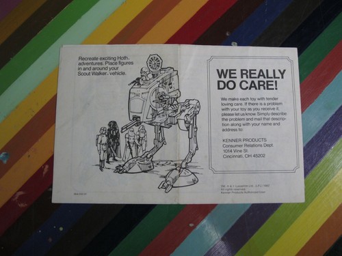 vtg 1980s ROTJ Star Wars ephemera - toy instruction manuals, stickers, insert - Picture 42 of 170