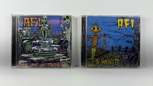 AFI - The Art of Drowning - All Hallow's EP - 2 CD Lot - Nitro Records 1999-2000