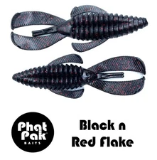 Rage Bug Style Plastic Beaver Creature Bait Punching Bass Fishing Lure 20ct 4"