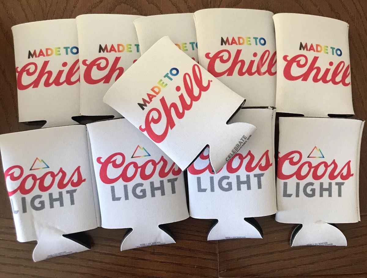 10x Coors light koozie pride Month rainbow gay lot of 10 Coosie Beer Man  Cave