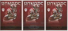 TANDON DOSS 2016 INDIANA RAINBOW LOT (3) HONORS GOLD PARALLEL SERIAL #'D /25