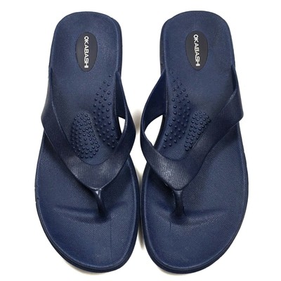navy blue sandals with arch support