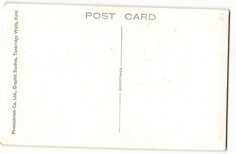 Real photo postcard Southampton Street Ringwood Hampshire Austin car