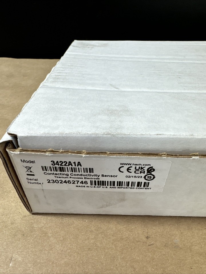New Hach 3422A1A Contacting Conductivity Sensor Warranty 🇺🇸 | eBay