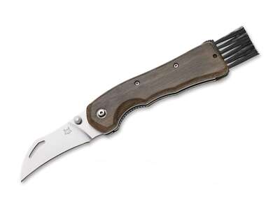 Fox Knives Spora Eucaliptus Wood Pilzmesser Schwammerlmesser Pilzbürste 01FX944