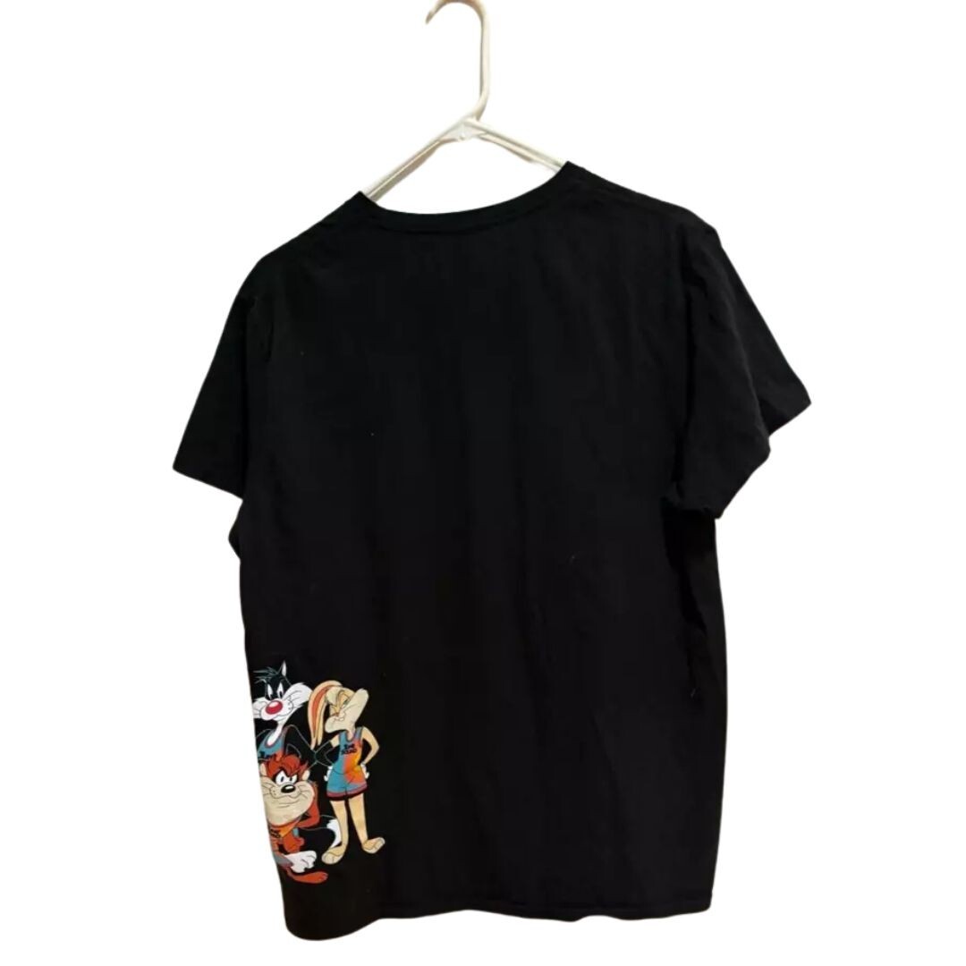 ALTRA T shirt Space Jam Tune Squad taglia L nera personaggi Looney Tunes maglietta grafica