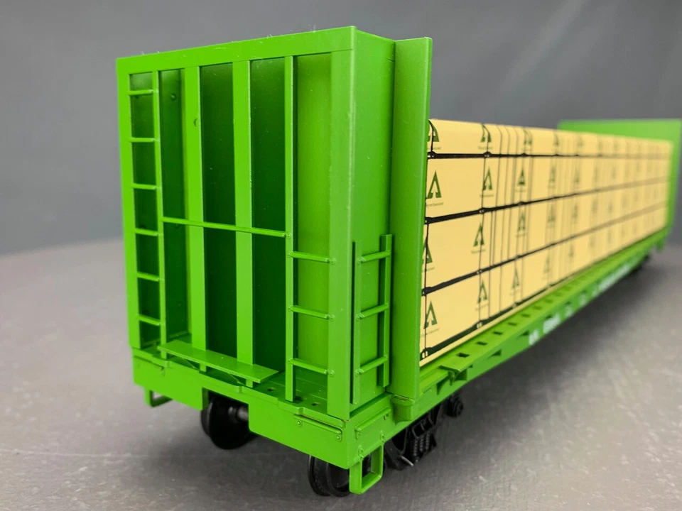 O Gauge Weaver BN 50” Bulkhead Flatcar #615944 W/Load 2-Rail O942 - Image 3 of 4