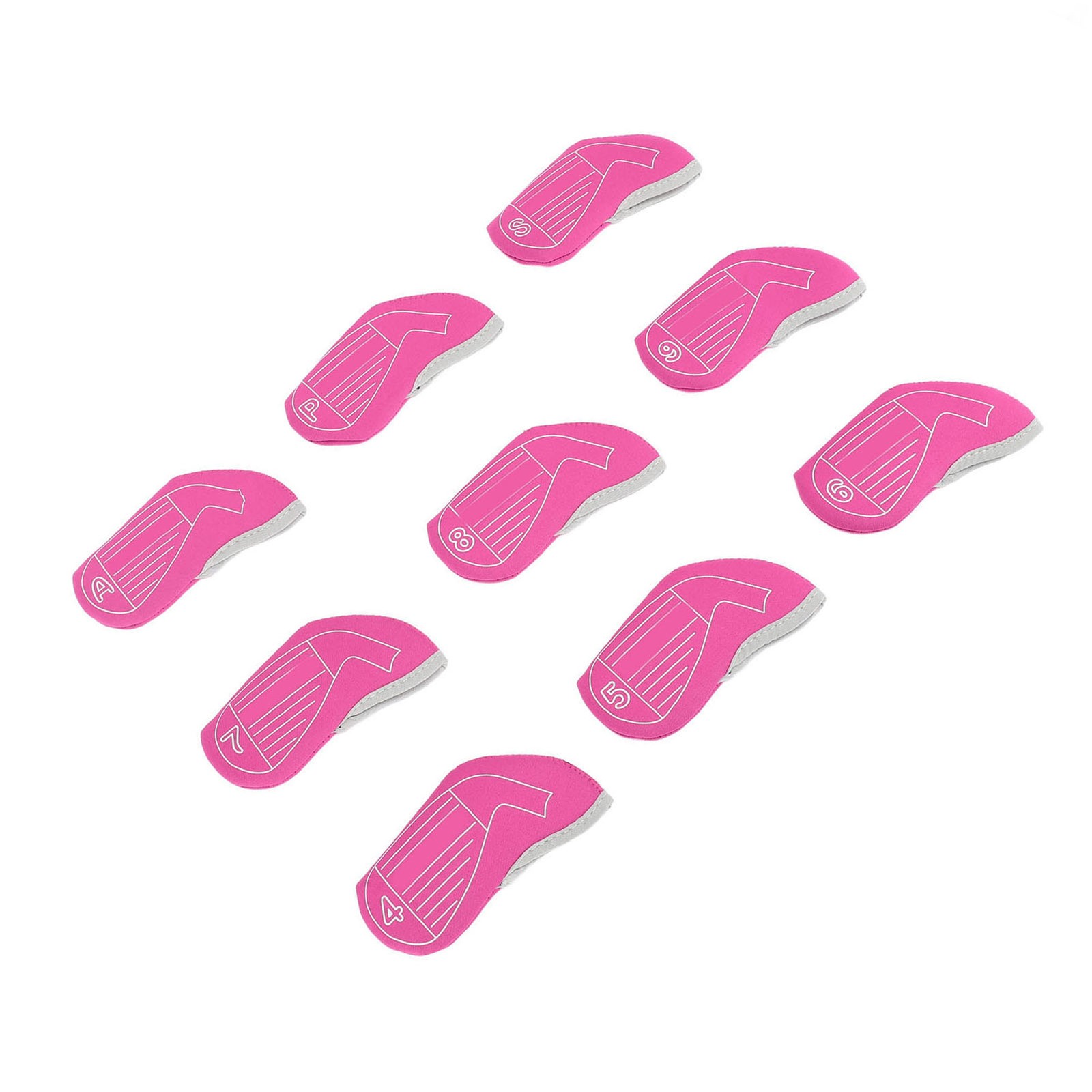 Club Iron Protective Headcover Club Iron Covers Set 9PCS For Gaming