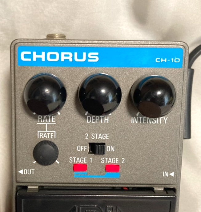 Aria CH-10 Dual Stage Chorus Guitar Effects Pedal 1980s Free