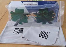 Irish Shamrock St. Patricks Day Four Leaf Clover Costume Accessories Glasses